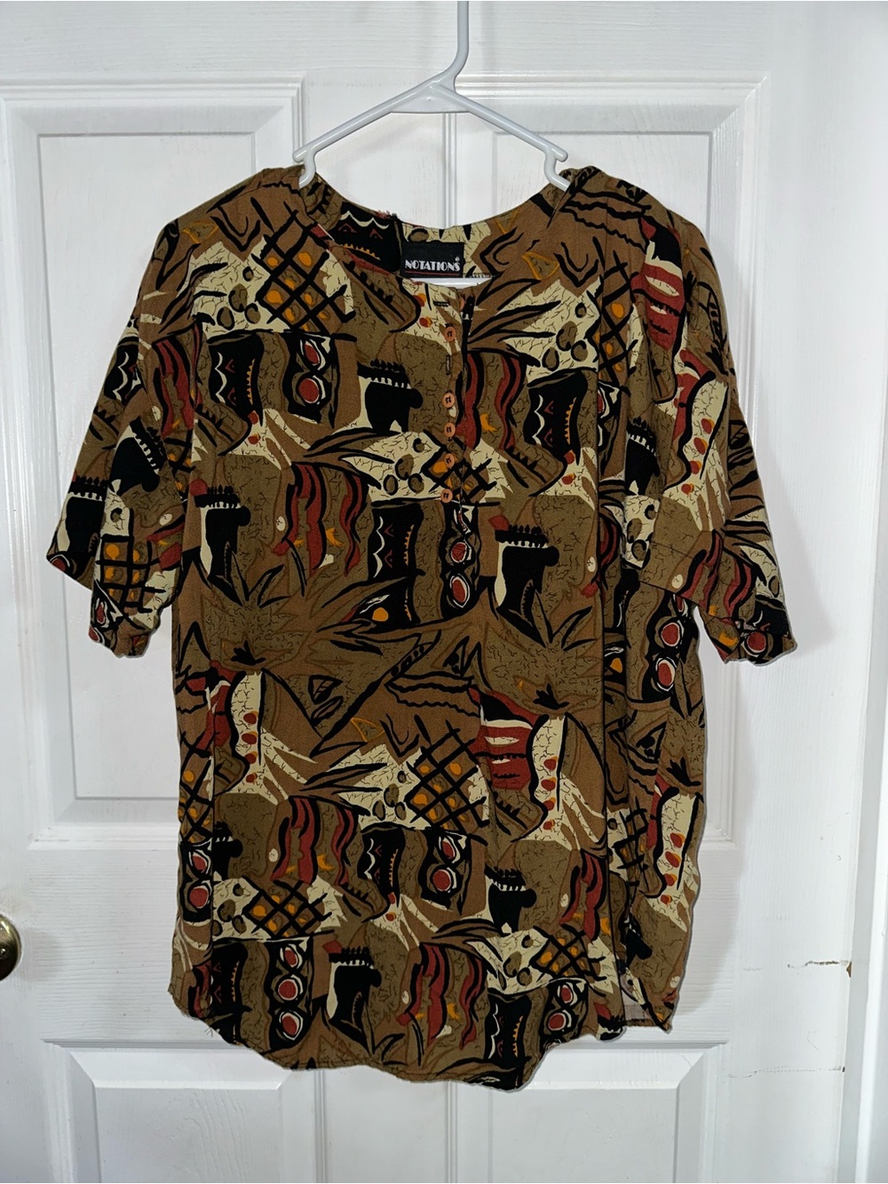 Vintage Notations Top Size 14 Women's